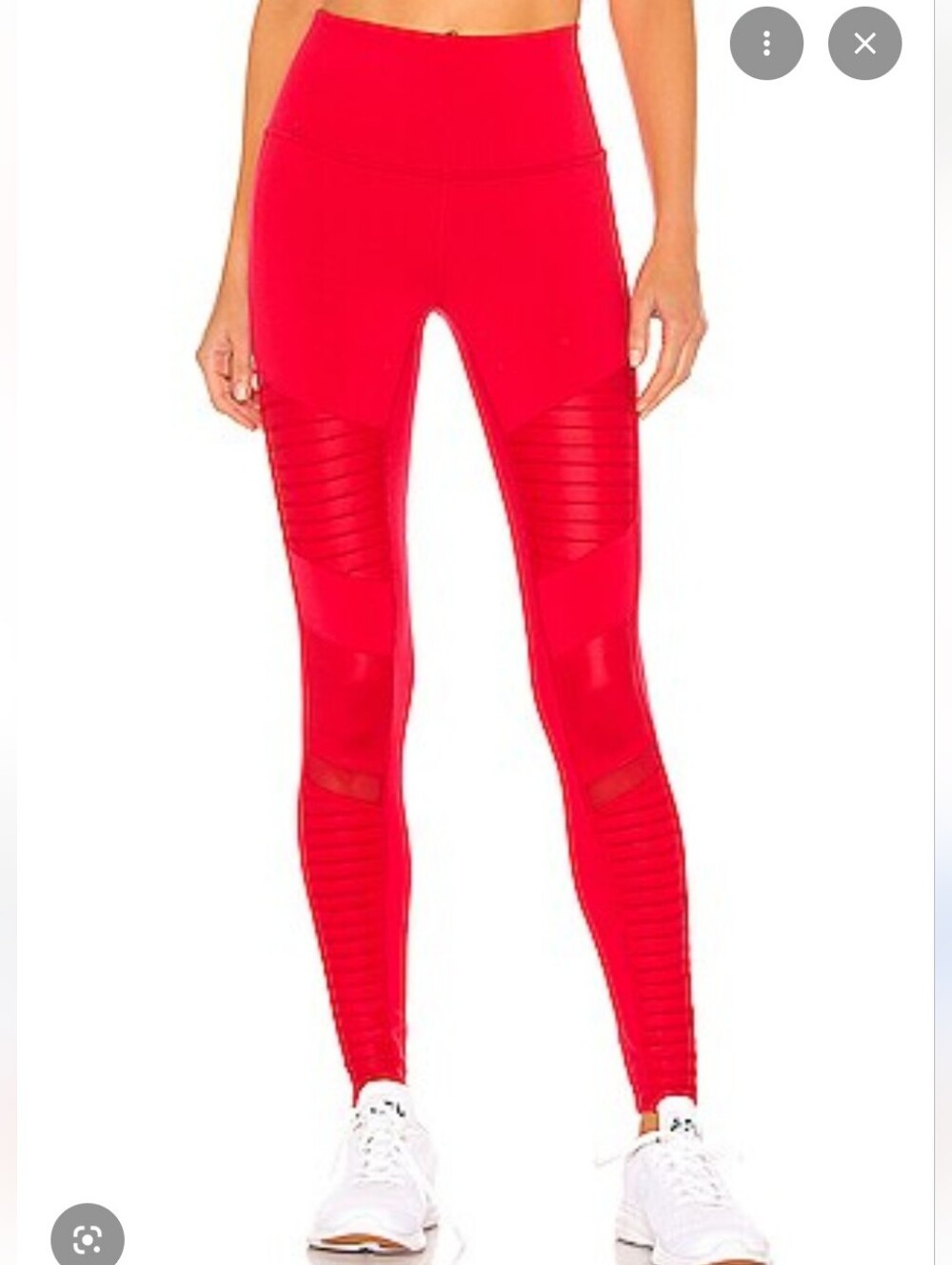 ALO Yoga Scarlet Moto High-Waist Leggings